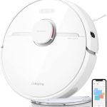 Dreametech D9 Robot Vacuum and Mop Cleaner, Lidar Navigation Robot Vacuum Sweep and Mop 2-in-1, 3000Pa Strong Suction Power, 150min Runtime, Compatible with Alexa, Smart Mapping for Carpet, Hard Floor