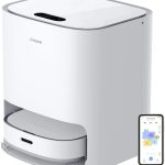 Dreametech W10 Robot Vacuum Cleaner and Mop, Sweeping, Mopping, Washing and Drying 4in1, Robotic Vacuum with Superb Lidar Navigation, 4000Pa Strong Suction for Pet Hair, Hard Floor, Carpet