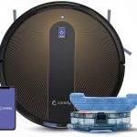 Coredy R750 Robot Vacuum Cleaner, Compatible with Alexa, Mopping System, Boost Intellect, Virtual Boundary Supported, 2200Pa Suction, Super-Thin, Upgraded Robotic Vacuums, Cleans Hard Floor to Carpet