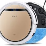 ILIFE V5s Pro Robot Vacuum and Mop Combo, Slim, Automatic Self-Charging Robot Vacuum Cleaner, Daily Schedule, Ideal for Pet Hair, Hard Floor and Low Pile Carpet.